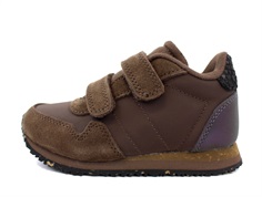 Woden Wonder sneaker Nor suede chestnut